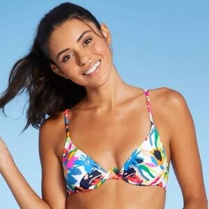 Target Xhilaration Colorful Floral Bikini Top - $2 in a bundle